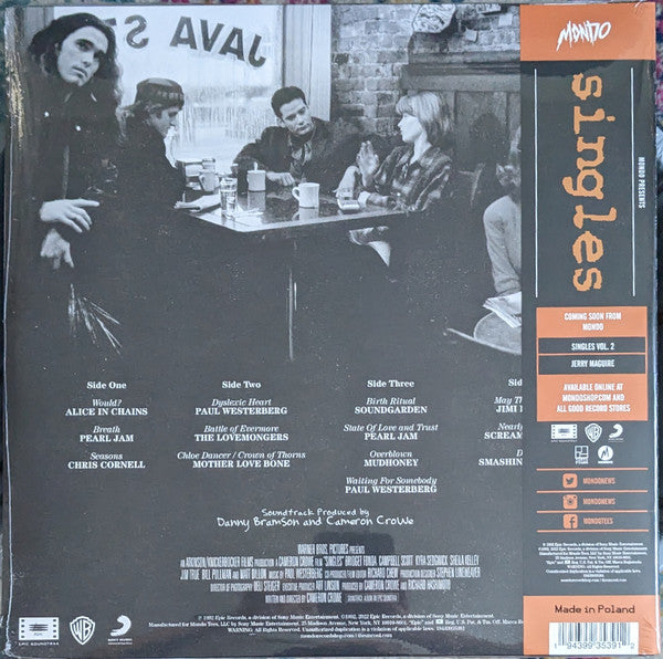 Various : Singles Vol 1. (Original Motion Picture Soundtrack) (2xLP, Comp, RE, Gat)
