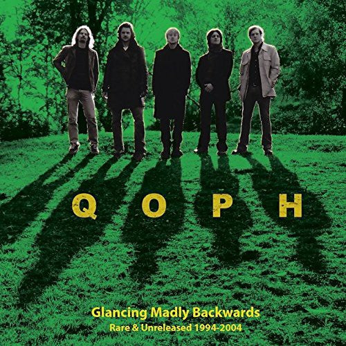 the album cover for Qoph - Glancing Madly Backwards: Rare & Unreleased
