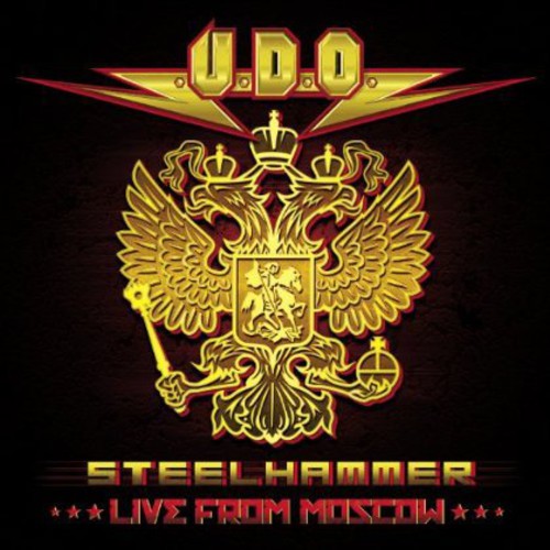 the album cover for U.D.O. - Steelhammer Live from Moscow