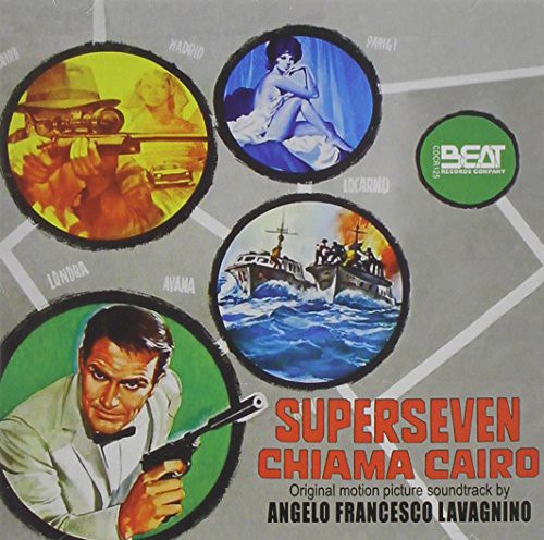 the album cover for Superseven Chiama Cairo / OST Ita - Superseven Chiama Cairo (SuperSeven Calling Cairo) (Original Motion Picture Soundtrack)