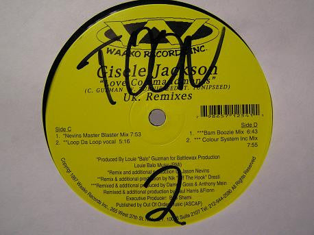 Gisele Jackson : Love Commandments (UK Remixes) (2x12")