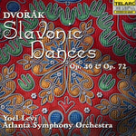the album cover for Yoel Levi - Slavonic Dances Op 46 & Op 72