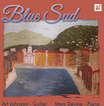the album cover for Art Johnson - Blue Sud