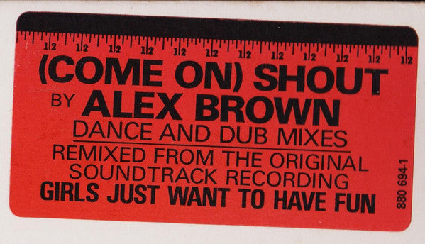 Alex Brown : (Come On) Shout (12", Promo)