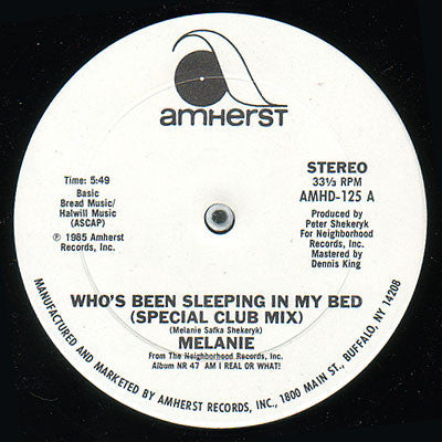 Melanie (2) : Who's Been Sleeping In My Bed (12")