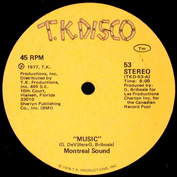 Montreal Sound (2) : Music (12")