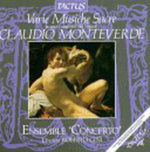 the album cover for Gabrieli /Calvi - Varie Musiche Sacr