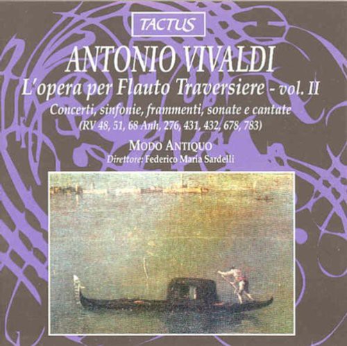 the album cover for Vivaldi / Sardelli / Fedi - Works for Transverse Flute 2