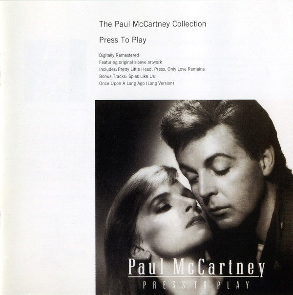 Paul McCartney : Press To Play (CD, Album, RE, RM)