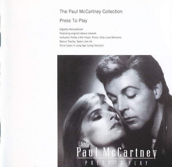 Paul McCartney : Press To Play (CD, Album, RE, RM)