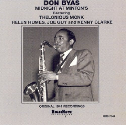 the album cover for Don Byas - Midnight at Minton's