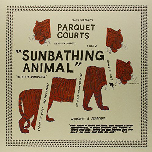 the album cover for Parquet Courts - Sunbathing Animal [Import Vinyl]