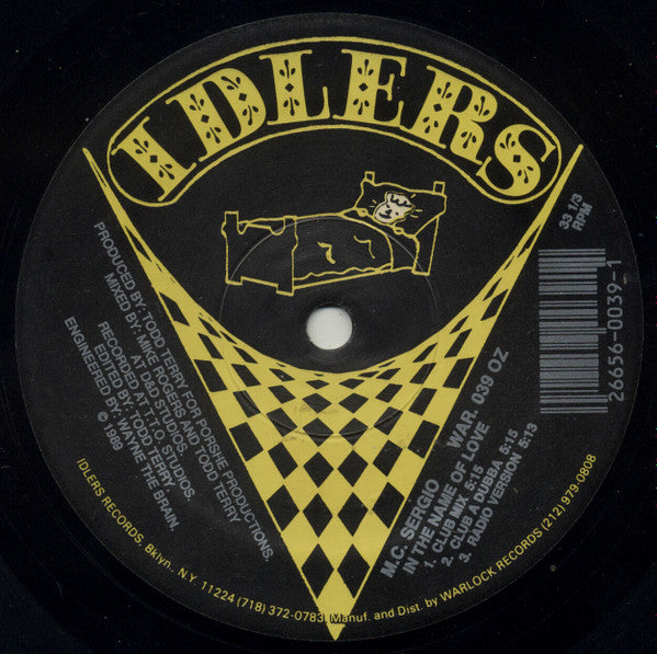 M.C. Sergio* : In The Name Of Love (12")