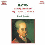 the album cover for Kodaly Quartet - String Quartet Op 17 #2 in F Major