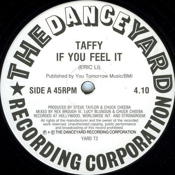 Taffy : If You Feel It (12")