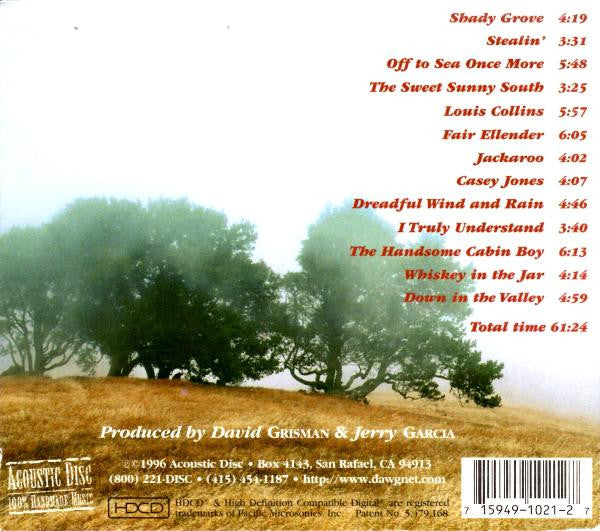 Jerry Garcia, David Grisman : Shady Grove (HDCD, Album)