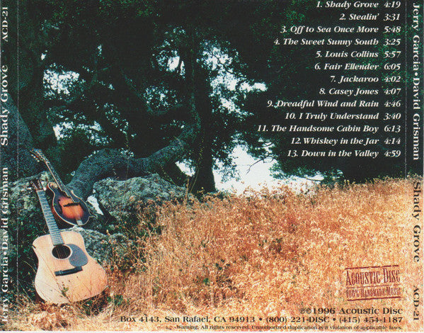 Jerry Garcia, David Grisman : Shady Grove (HDCD, Album)