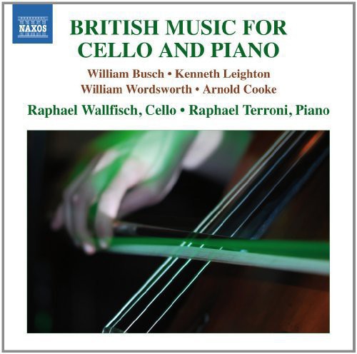 the album cover for RAPHAEL WALLFISCH - British Music for Cello