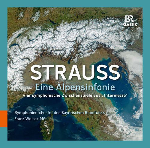the album cover for Strauss - Alpine Symphony