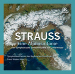 the album cover for Strauss - Alpine Symphony