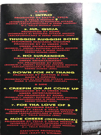 Bone Thugs-N-Harmony : Creepin On Ah Come Up (Cass, EP)