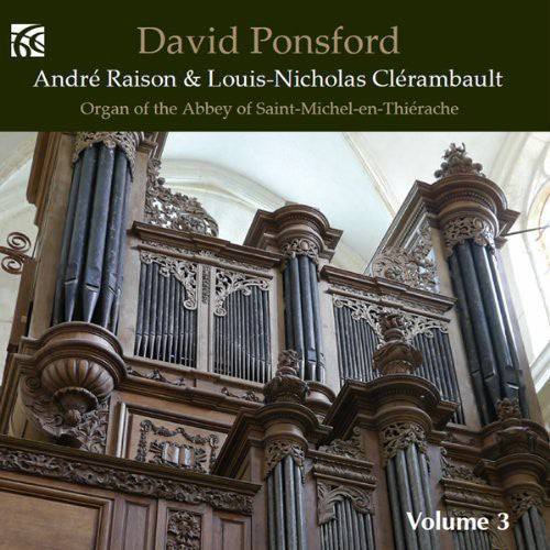 the album cover for David Ponsford - French Organ Music 3