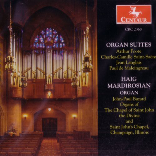 the album cover for Haig Mardirosian - Organ Suites