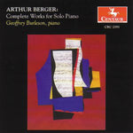 the album cover for Berger / Geoffrey Burleson - Complete Works for Solo Piano