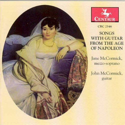 the album cover for Jane Mccormick & John / Powell,Sandra - Songs with Guitar from the Age of Napoleon