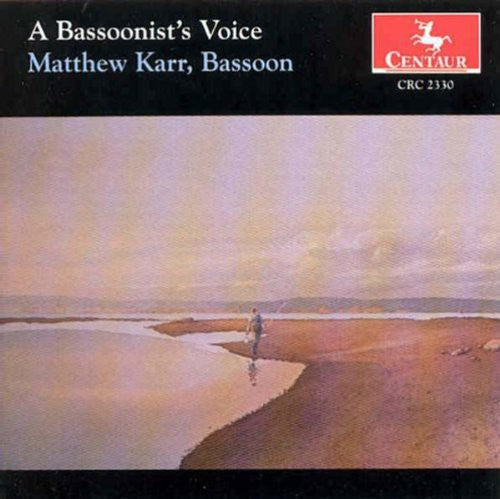 the album cover for Bach / Schumann / Villa-Lobos / Dunhill / Karr - Bassoonist's Voice