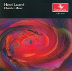 the album cover for Lazarof / Sine Nomine String Quartet - Chamber Music