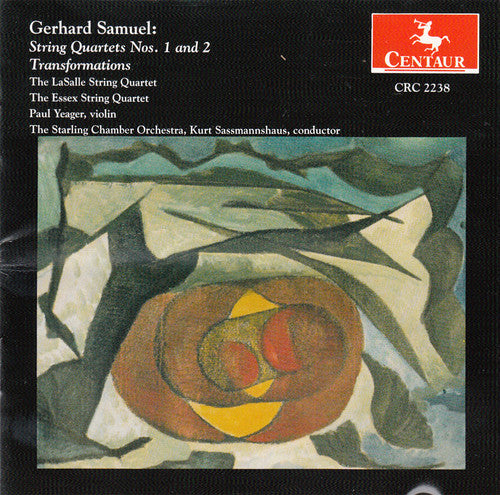 the album cover for Samuel / Lasalle String Quartet / Yeager - String Quartet 1 & 2