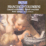 the album cover for Colombini / Hoffmann / Modo Antiquo - Ecclesiastical Concertos