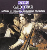 Ornella Gattoni - Sonatas para violonchelo Op 1 (CD)