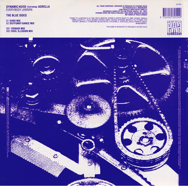 Dynamic Noise FeaturingAdrella : Everybody Jammin (The Blue Sides) (12")