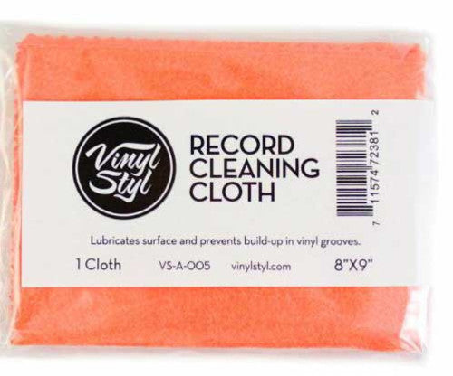 Vinyl Styl Vinyl Record Cleaning Cloth - Lubricated 8" X 9" (Single) (Orange)