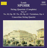 the album cover for Spohr - STR QRTS 17
