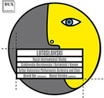 the album cover for Lutoslawski - Vocal-Instrumental Works