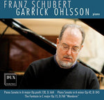 the album cover for Schubert - Garrick Ohlsson Plays Franz Schubert