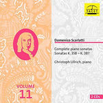 the album cover for Scarlatti - Complete Pno Sons 11 Sons K. 358-K. 387