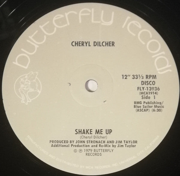 Cheryl Dilcher : Shake Me Up / Here Comes My Baby (12")