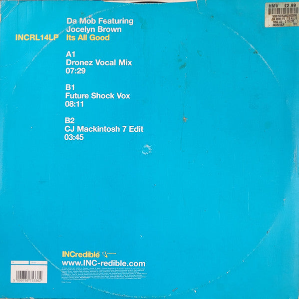 Da Mob : It's All Good (12")