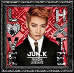 the album cover for Jun K - Love & Hate
