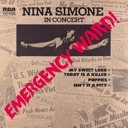 the album cover for Nina Simone - Emergency Ward