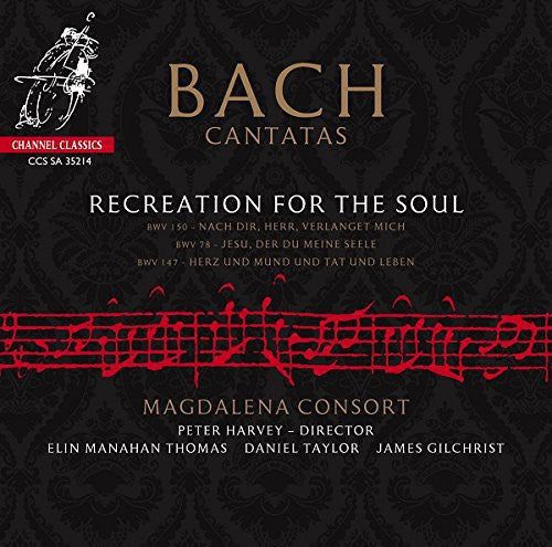 the album cover for Bach / Thomas / Taylor / Gilchrist / Harvey - Recreation for the Soul