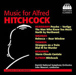the album cover for Hermann / Waxman / Tiomkin - Music for Alfred Hitchcock