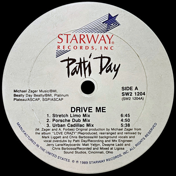 Patti Day : Drive Me (12")