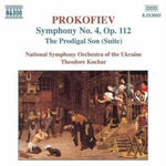 the album cover for Theodore Kuchar - Symphony 4 Op 112 / Prodigal Son