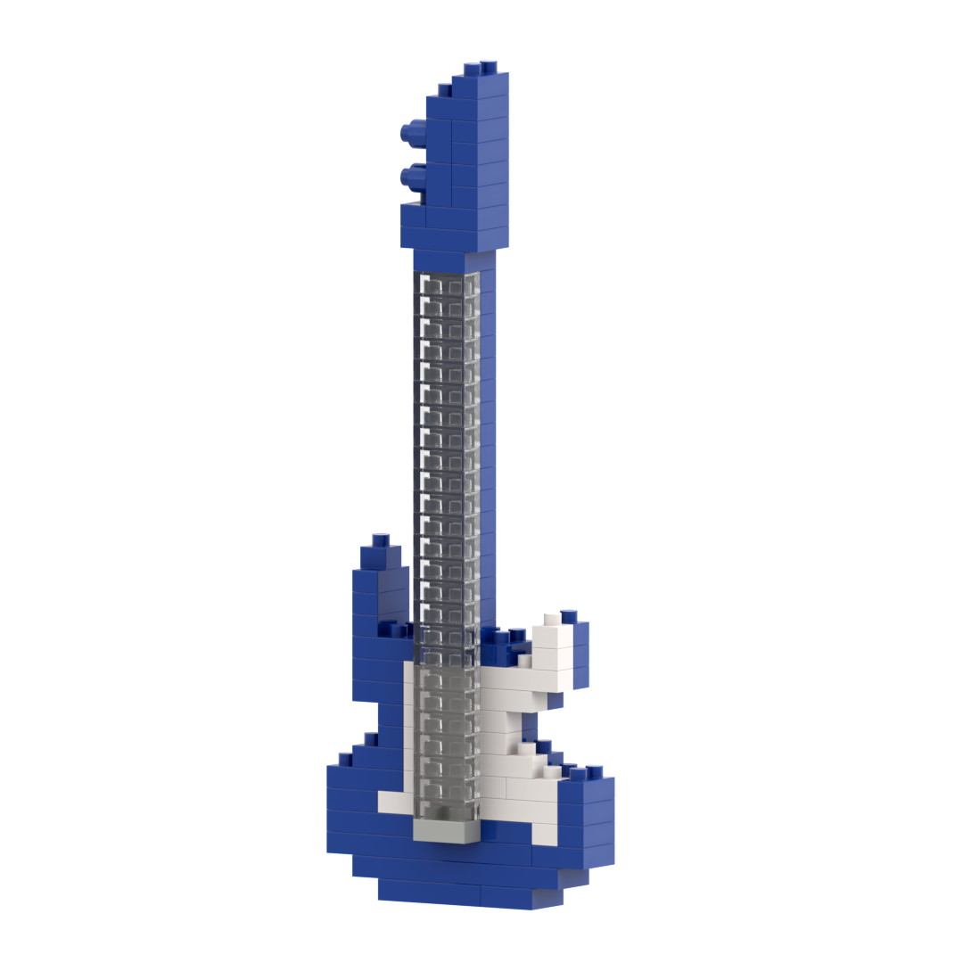 Brixies Small Zip Bag E Guitar Blue