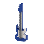 Brixies Small Zip Bag E Guitar Blue